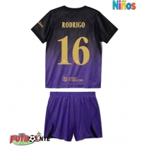 Camiseta Barcelona Rodri Hernandez #16 Visitante Equipación para niños 2026-27 manga corta (+ pantalones cortos)